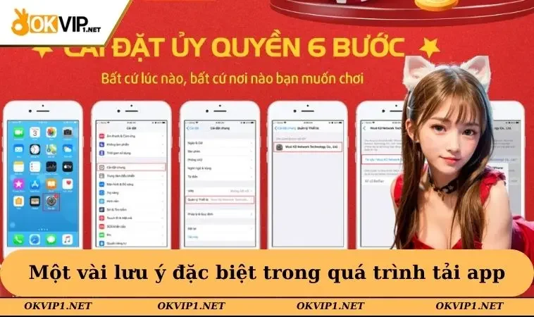 Một vài lưu ý đặc biệt trong quá trình tải app
